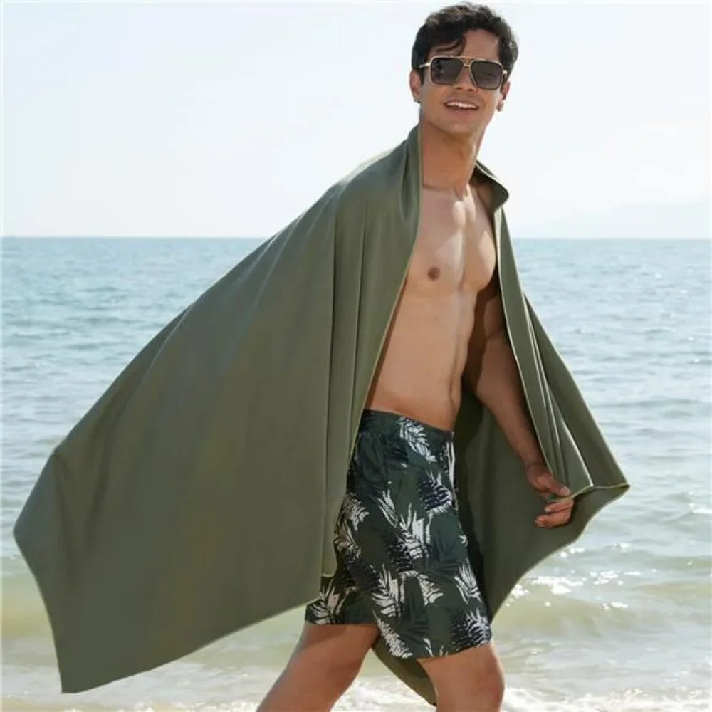 Microfiber Towel Perfect Travel & Gym & Camping Towel. Quick Dry-Super Absorbent